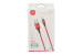 24109 Кабель XO NB-143 USB - microUSB 2.4A, тканевая оплетка, красный