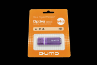 18505 Флэш Qumo 64Gb USB 2.0 Optiva 01 (фиолетовый)