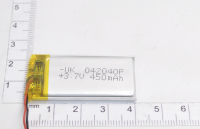 00-00015984 Аккумулятор 3.7V 450mAh 4.0x20x40mm универсальный с проводками