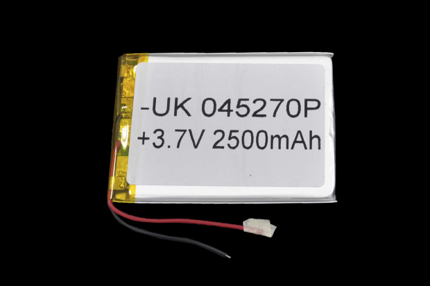 00-00016006 Аккумулятор 3.7V 2500mAh 4.0x52x70mm универсальный с проводками