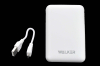 20226 Портативное зарядное устройство Walker WB-310 10000mA-ч, 1USB, 2.1A, белое