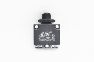 Автомат защиты сети KBF1-01 (MR1-10A-II) 10A 250V (выводы изогнуты под 90°)
