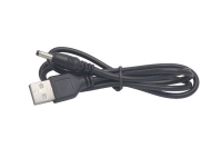 Шнур USB 2.0 AM > "шт" 3.5x1.35  0.8м черный OT-PCC07