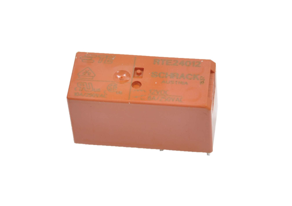 Реле RTE24012 (1393243-4) Катушка 12V, две группы (2C), 8А 28,0х12,0х15,0