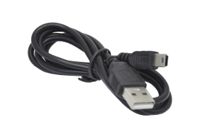 Шнур USB 2.0 AM > miniB 5P 1.0m черный D-10