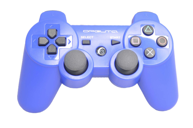 Беспроводной джойстик OT-PCG02 для PS3, 12 кнопок, USB, вибрация, синий