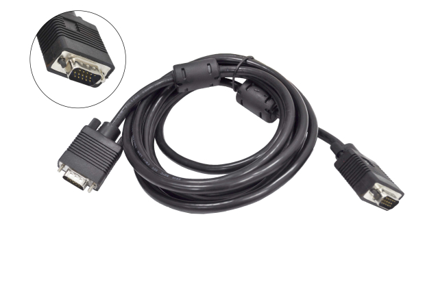 Шнур VGA HD15M > HD15M  3.0м черный V56 (A413)