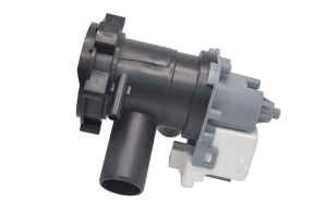 10MA70 Насос для стиральной машины Bosch, Siemens HANYU (Китай) 30W, 3 защелки, клеммы вместе вперед (качество маркетплейсов)