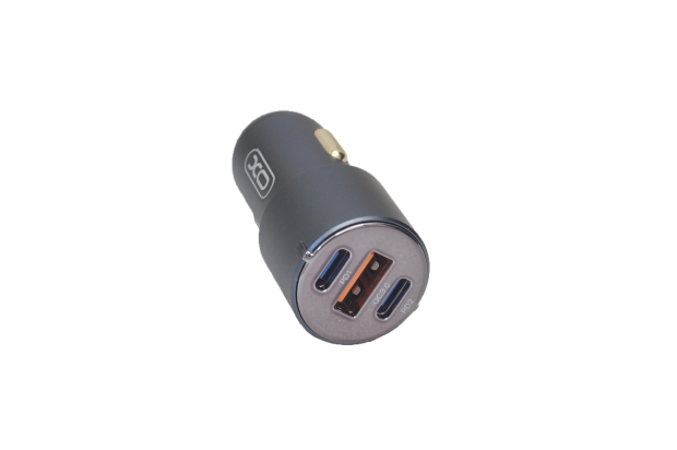 28809 Автомобильное зарядное устройство XO CC45  60 Вт QC3.0+PD  1USB+2Type-C