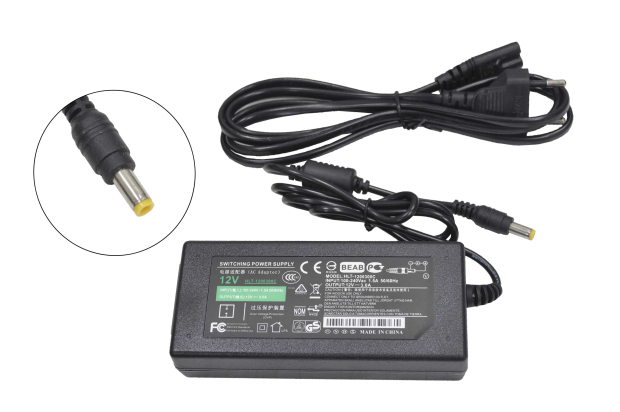 Блок питания 220V/12V  3.0A HLT-1200300C (5.5x2.1) импульсный (адаптер) (SIM)