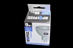 52041-9 Лампа светодиодная Прогресс Standard MR16-9W-GU5.3-4000K