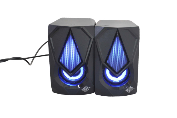30568 Колонки 2.0 Qumo Mask AS004, 10ВТ, RGB подсветка
