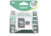 58966 Карта памяти microSDHC 128Gb Apacer Class 10 (с адаптером) UHS-I U1