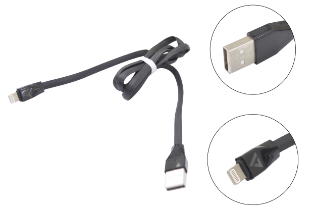 55719 Кабель ACD-Life USB 2.0 AM-iPhone Lightning, ACD-U920-P5B, 1.0м черный