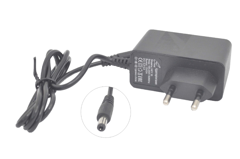 Блок питания 220V/12V  2.0A HKY-35 (5.5x2.5) импульсный (адаптер)