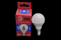 Лампа светодиодная Эра RED LINE LED P45-6W-865-E14