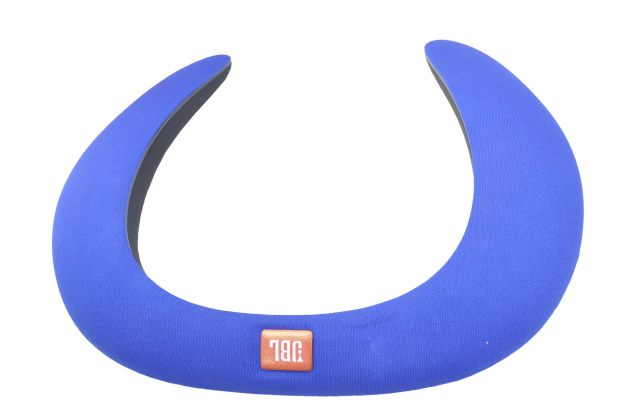 17322 Колонка беспроводная JBL на шею microSD+USB+microUSB+AUX+NFC+FM+Bluetooth, синяя