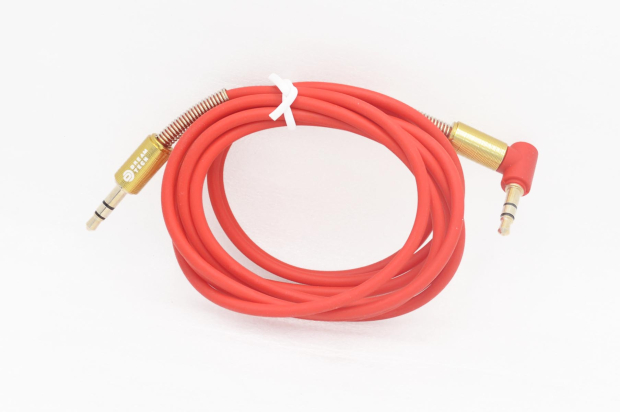 Кабель AUX Dream JD237 Jack 3.5мм, угловой, 1.5м, красный