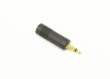 Переходник 3.5mm "шт" моно - 6.3mm "гн" моно пластик gold 2-100G