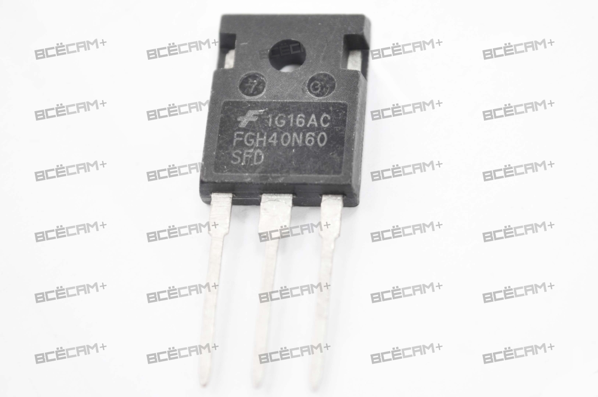 Купить FGH40N60SFDTU (600V 40A 290W Field Stop IGBT) TO247 Транзистор ...