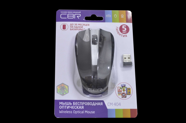 23243 Мышь компьютерная CBR CM-404 silver