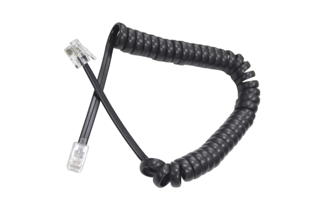 Шнур Dialog CT-0215S black кабель телеф. д/трубки 4P4C/RJ-9, 1.5м, в пакете