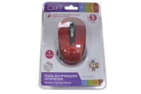 24085 Мышь беспроводная Bluetooth CBR CM-530 red