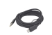 Кабель More choice UK24i AUX аудио 3,5мм-Lightning 8-pin, 2m, черный — фото 1