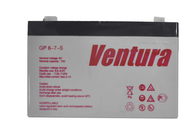 Аккумулятор Ventura GP6-7-S 6.0V 7.0Ah 30-6070