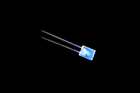 Светодиод  5x2мм FYL-2513 UBC - синий прозрачный (1000mcd 100°)