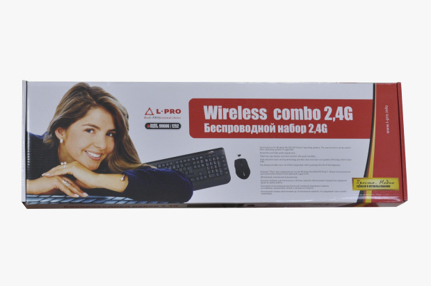Беспроводной игровой набор L-PRO 99606/1252 (клавиатура+мышь), черный