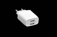 Сетевое зарядное устройство Hoco C73A Glorious 2USB 2.4A, белое
