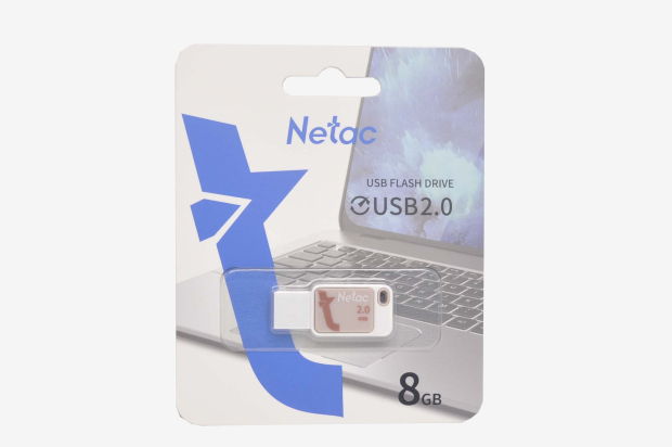 Флеш Netac UA31 8Gb USB 2.0 (розовая)