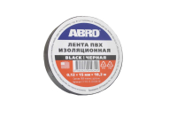 Изолента Abro 15mm х 18,2м черная ET-912-15-20-BLK-RE