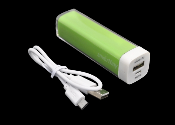 Внешний аккумулятор SmartBuy EZ-BAT 2000mA-ч, зеленый