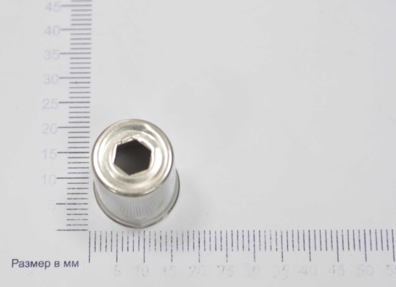 Колпачок магнетрона №14 (D=15mm L=18mm отв. шестигранник)