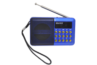 Радиоприемник Shanfa H044UR аккумулятор Li-Ion, USB, SD card, AUX синий