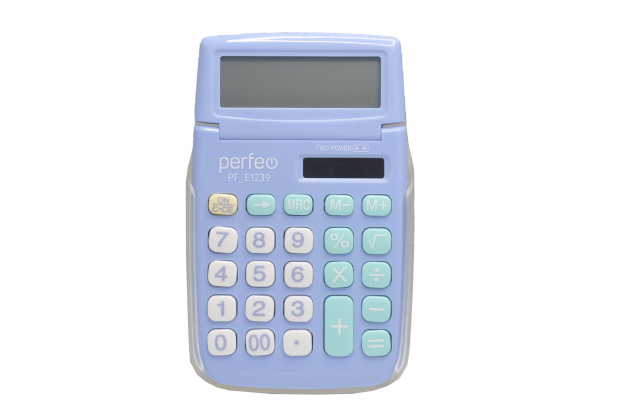 Калькулятор Perfeo 10-разрядный PF-E1239 карманный