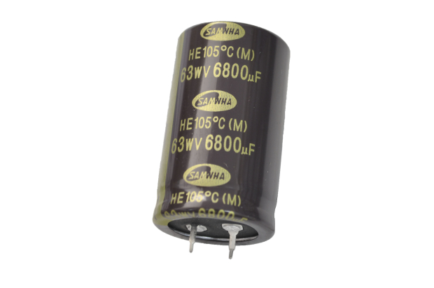 6800mkF  63V 105C Samwha HE конденсатор