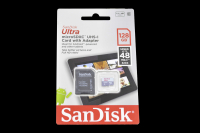 1197413 Карта памяти microSDXS 128Gb Sandisk UHS-I W/A 48mb/s  SDSQUNB-128G-GN6TA  Class10  с адаптером