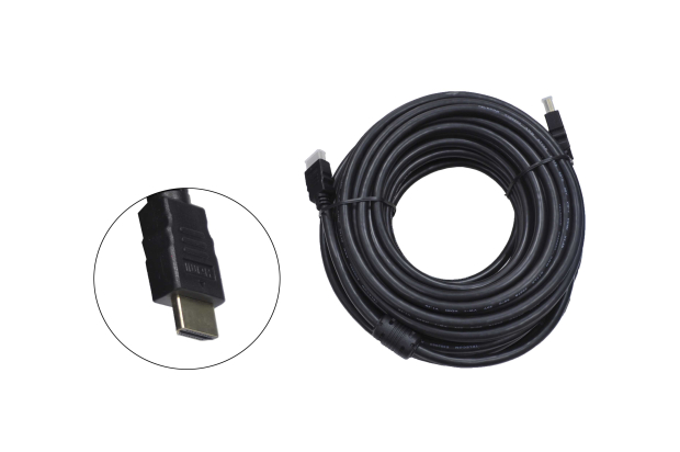 Шнур HDMI - HDMI ver 1.4+3D, 15.0м Telecom CG511D
