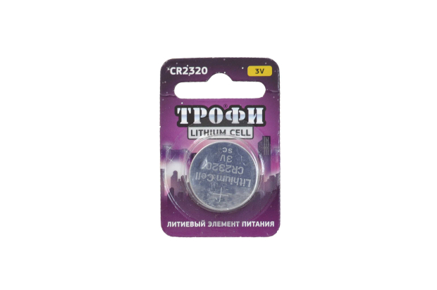 Трофи CR2320-1BL батарейка