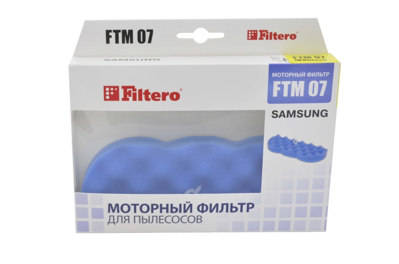 Фильтр моторный (губчатый+микрофильтр)для пылесосов  Samsung, (FTM 07)