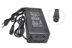 Блок питания 220V/54.6V 2.0A LP-228 (3-pin female D=12mm) для гироскутера импульсный (адаптер)