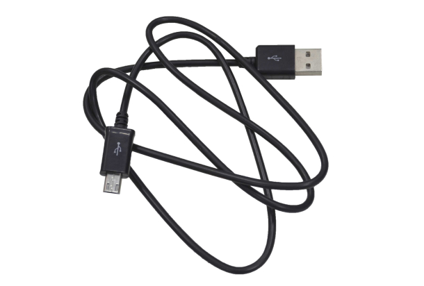 11427 Кабель USB-microUSB черный (длинный коннектор)