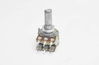 Резистор переменный 6pin(3+3) B50K d=16mm L=20mm стерео (с лыской) 16K2 F 2x50k