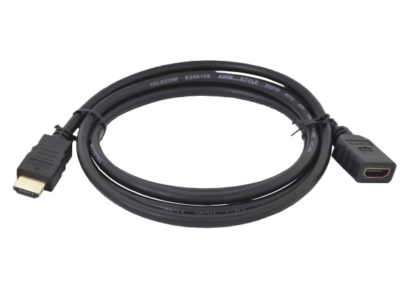 0476755 Кабель HDMI - HDMI (19M/19F) ver1.4 1.8м Telecom CG501D-1.8M
