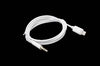 Кабель More choice UK28i AUX аудио 3,5мм-Lightning 8-pin  1m, белый