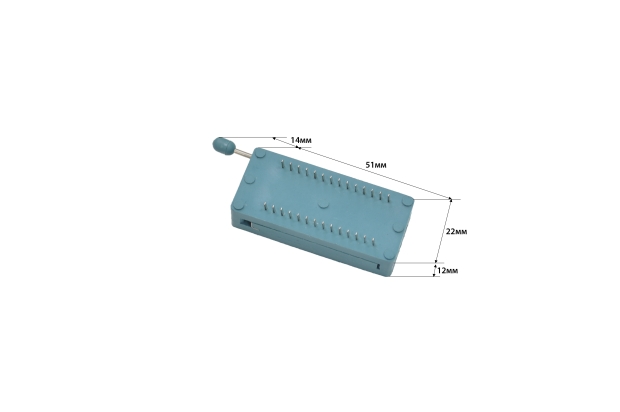 Панель SCZP-28 (28-pin, 2.54mm) тестовая (нулевое усилие)