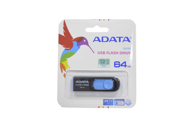 23327 Флэш Adata 64GB USB3.0 UV128 blue